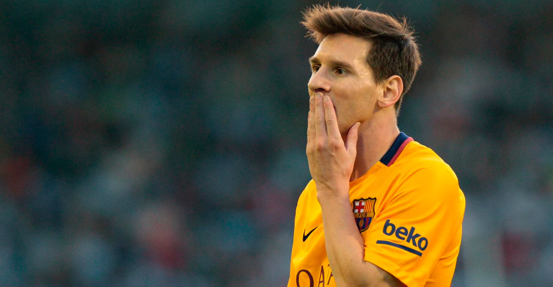 Messi acabará la temporada en el banquillo...judicial 
