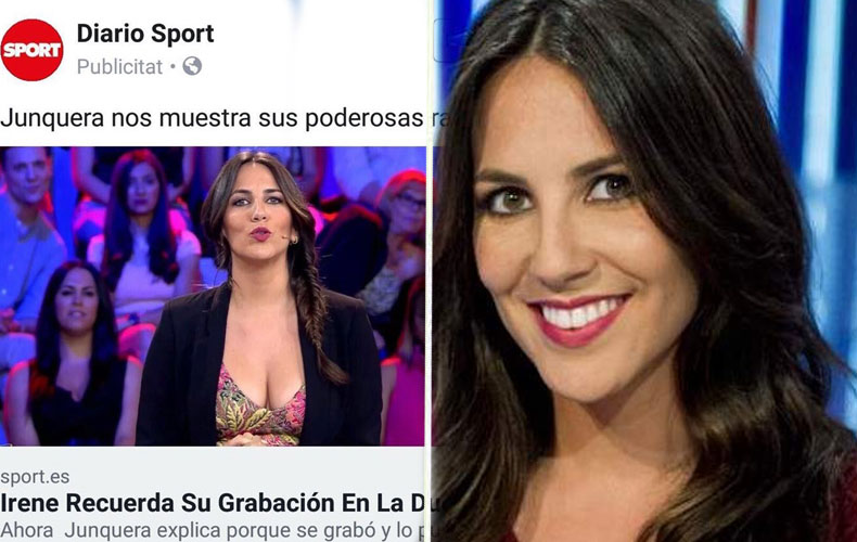 Irene Junquera también lanza una 'guerra' contra el Diario Sport